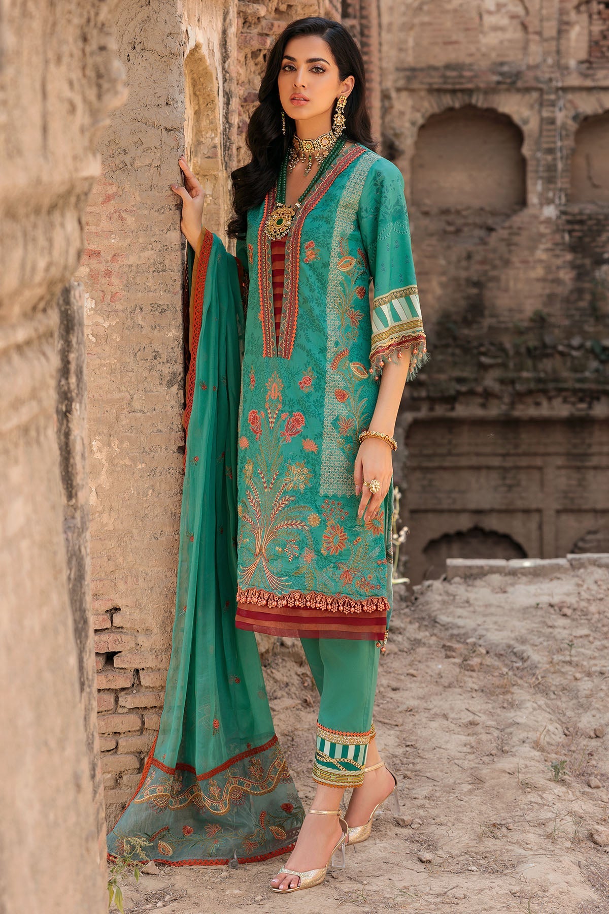 3308-QISTINA DIGITAL PRINTED LAWN UNSTITCHED