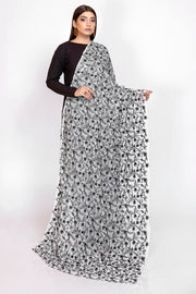 3312-HAZEL EMBROIDERED CHIFFON DUPATTA