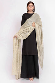 3319-SAHAR EMBROIDERED CHIFFON DUPATTA