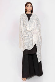 3320-ANALIA EMBROIDERED CHIFFON DUPATTA