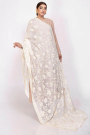 3360-AVA EMBROIDERED CHIFFON DUPATTA