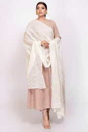 3361-AMILA EMBROIDERED CHIFFON DUPATTA