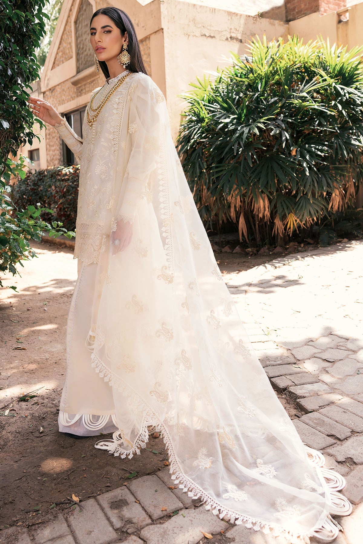 3379-NEHRAAJ EMBROIDERED LAWN UNSTITCHED