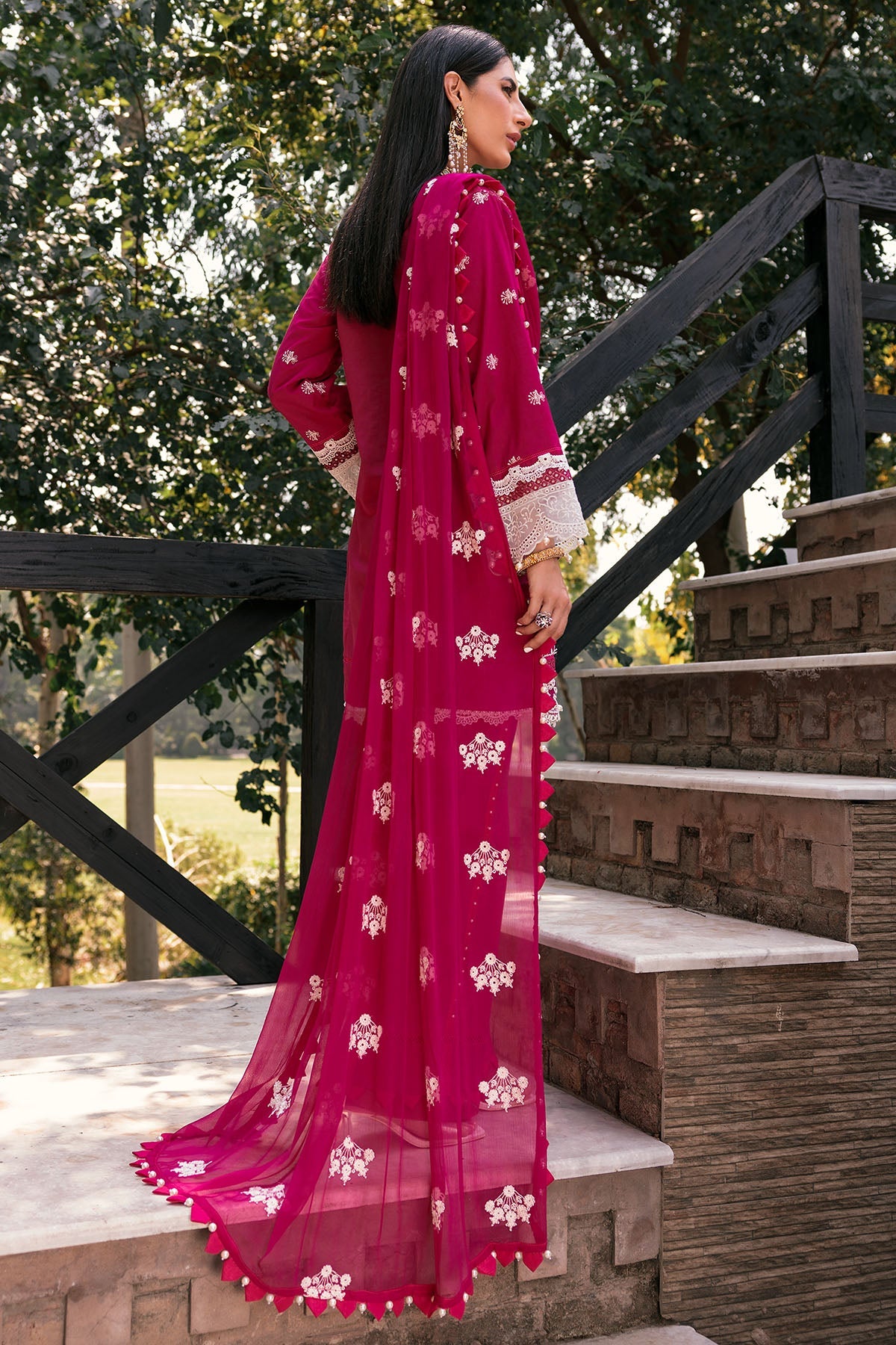 3380-BEHZAAD EMBROIDERED LAWN UNSTITCHED