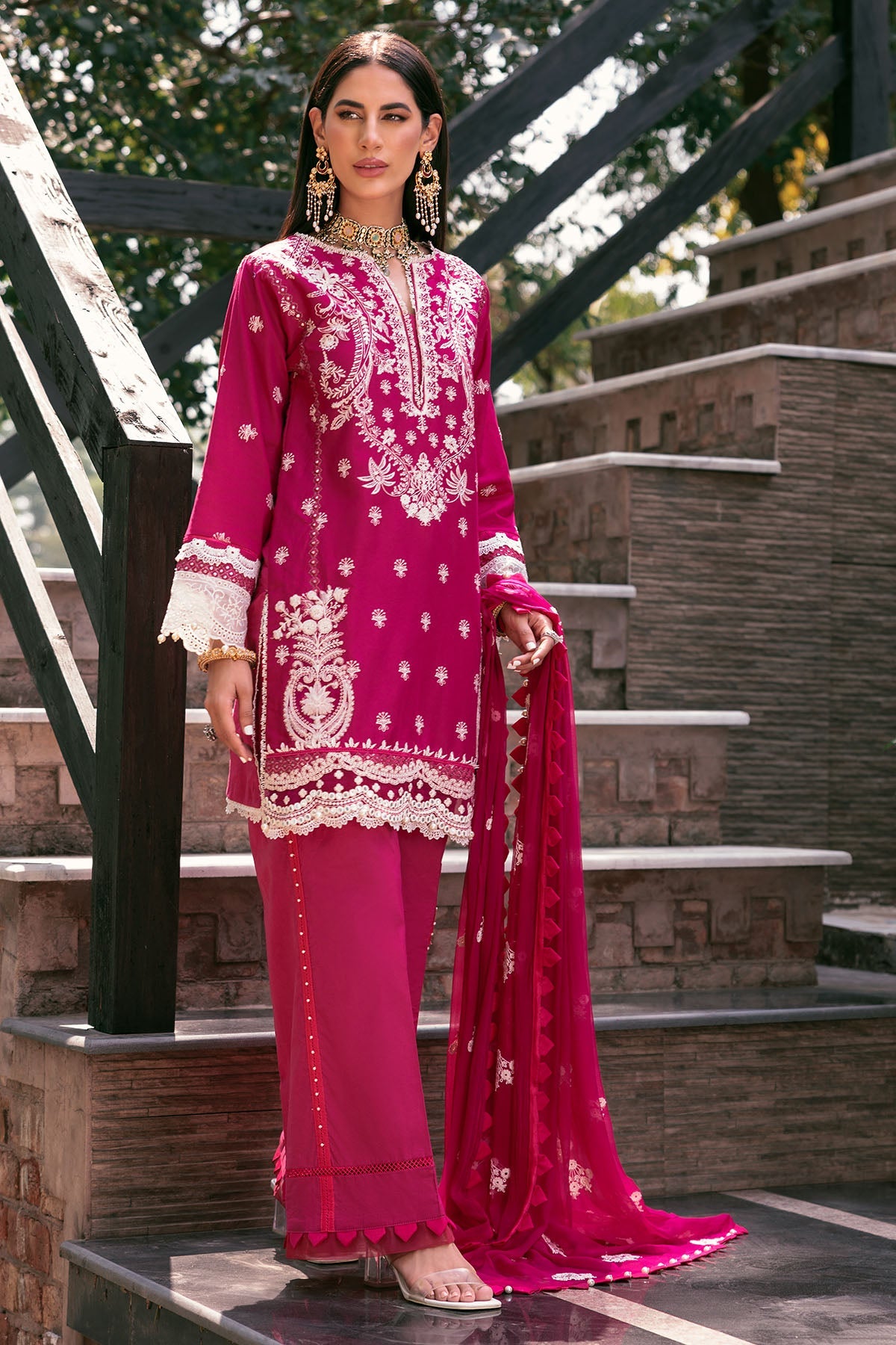 3380-BEHZAAD EMBROIDERED LAWN UNSTITCHED