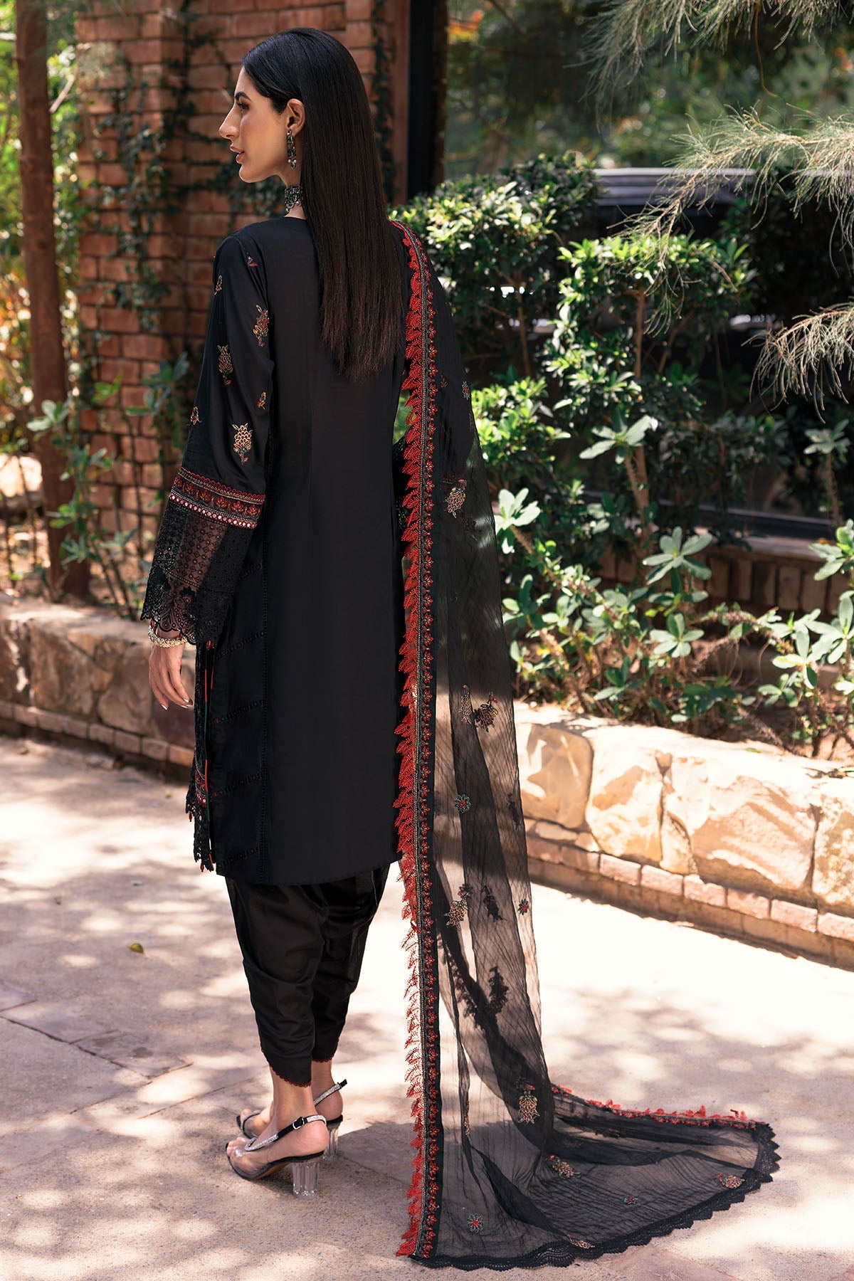 3383-MONISA EMBROIDERED LAWN UNSTITCHED