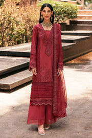 3385-DARA-KHSHAN EMBROIDERED LAWN STITCHED