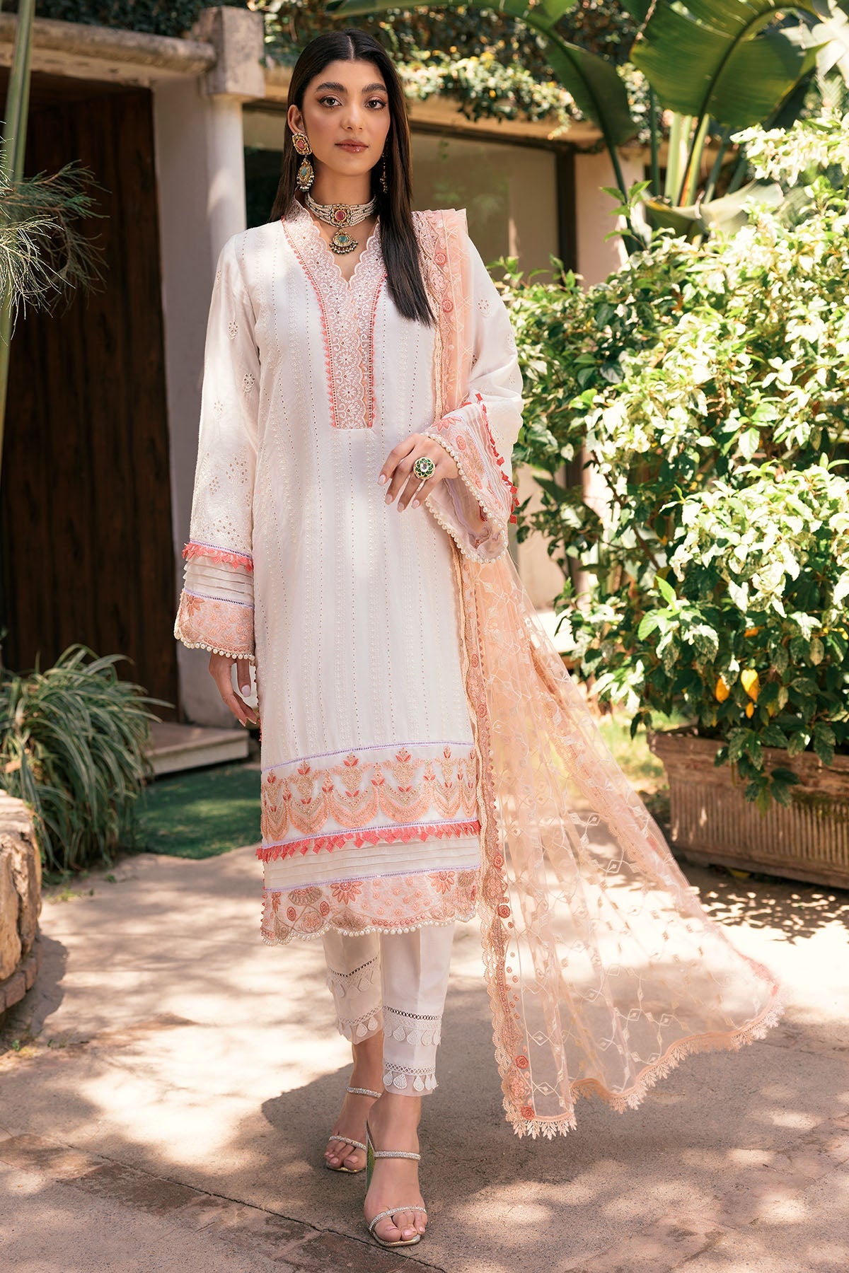 3387-JIYA EMBROIDERED LAWN UNSTITCHED