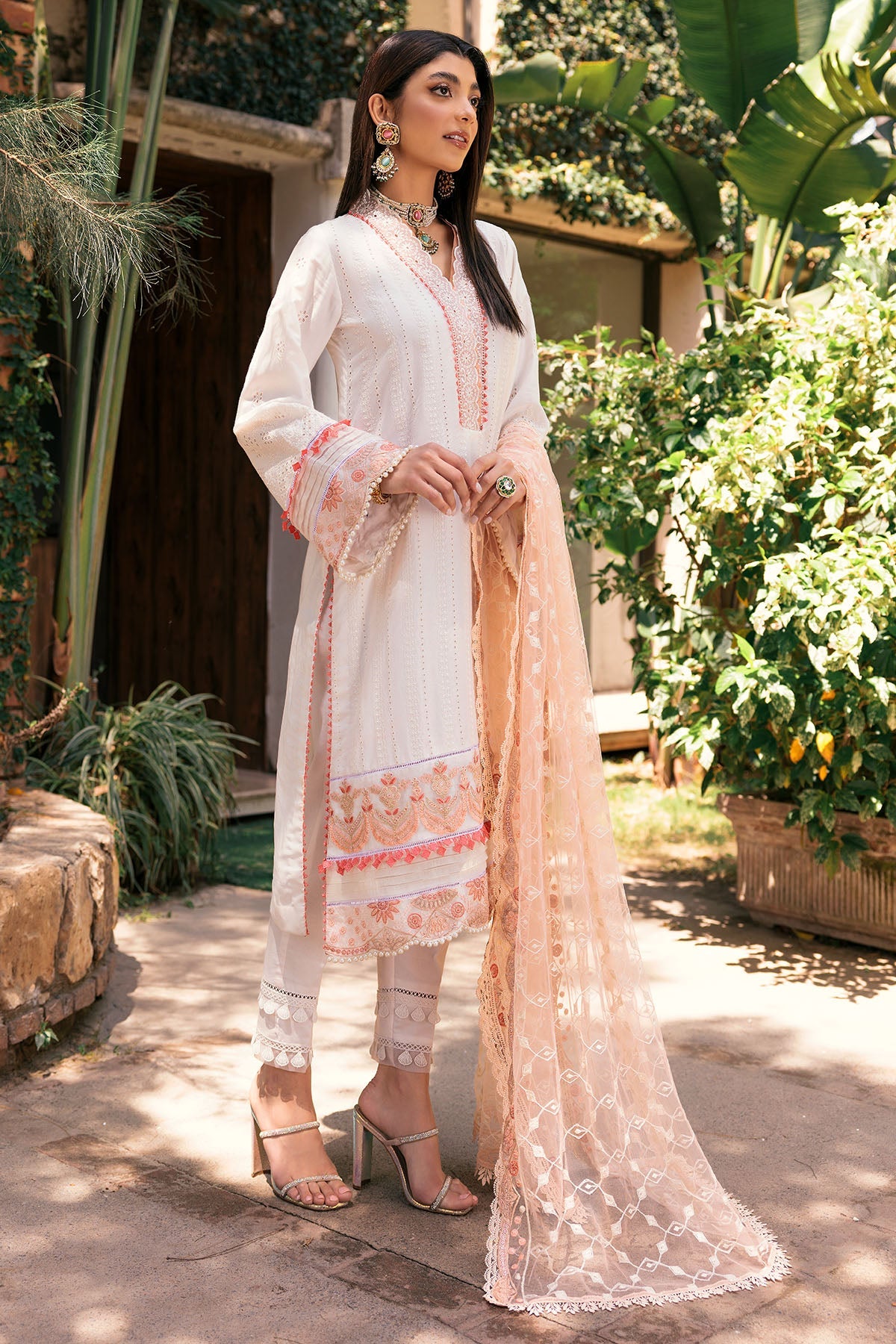 3387-JIYA EMBROIDERED LAWN UNSTITCHED