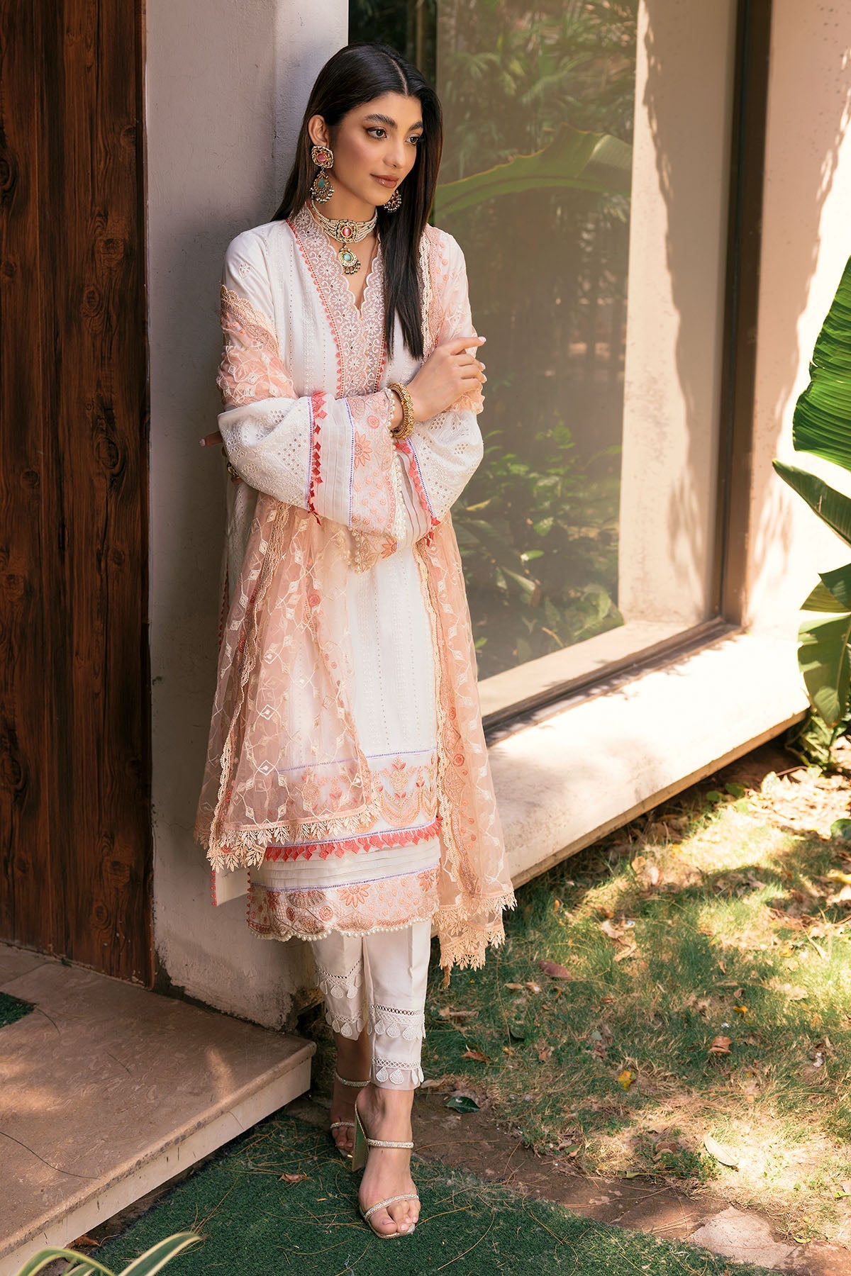3387-JIYA EMBROIDERED LAWN UNSTITCHED