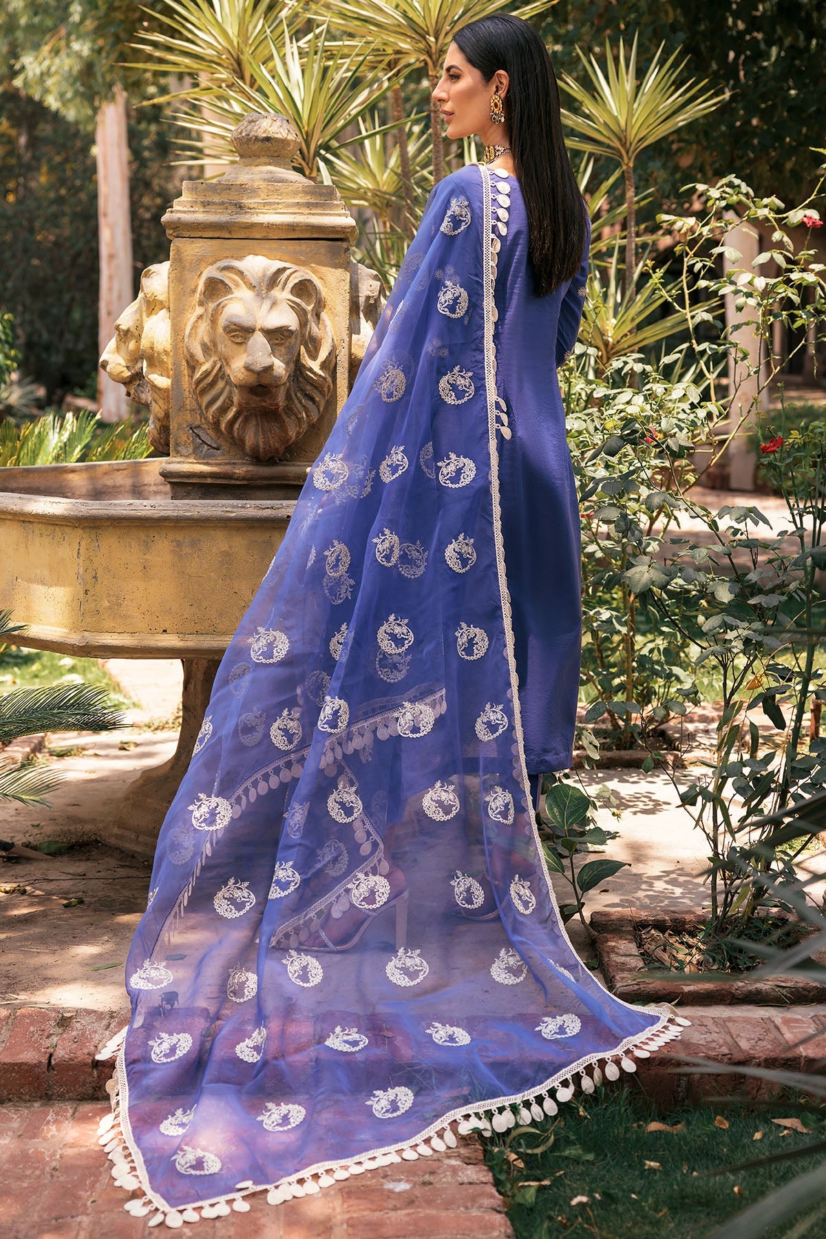 3388-MURSEL EMBROIDERED LAWN UNSTITCHED
