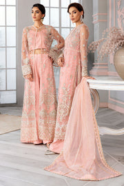 3399-IRIS EMBROIDERED SILK NET UNSTITCHED