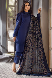 3413-ETHNIC-TANKA EMBROIDERED PASHMINA BLEND SHAWL UNSTITCHED