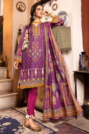 3477-PRINT-A EMBROIDERED KHADDAR UNSTITCHED