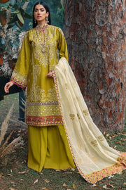 3481-HIRAYA EMBROIDERED COTTON SATIN UNSTITCHED