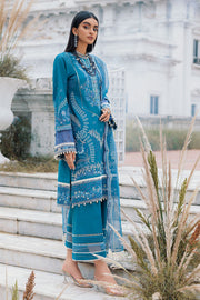 3486-CYNARA EMBROIDERED COTTON SATIN STITCHED