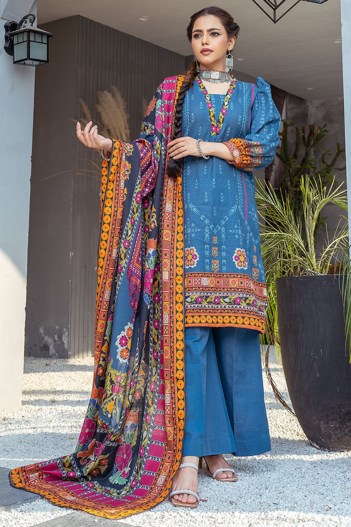 3497-PRINT-A DIGITAL PRINTED KHADDAR UNSTITCHED