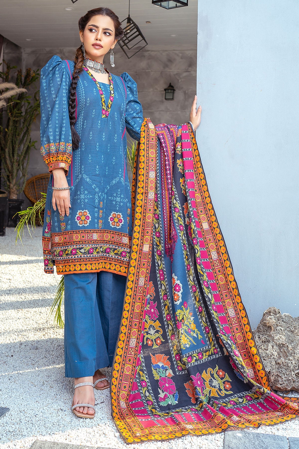 3497-PRINT-A DIGITAL PRINTED KHADDAR UNSTITCHED