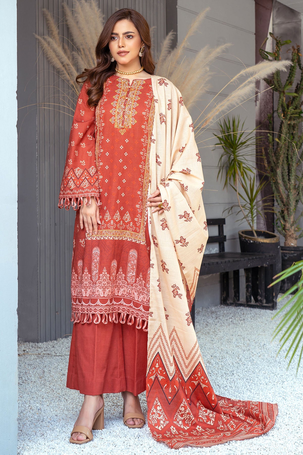 3498-PRINT-A DIGITAL PRINTED KHADDAR UNSTITCHED