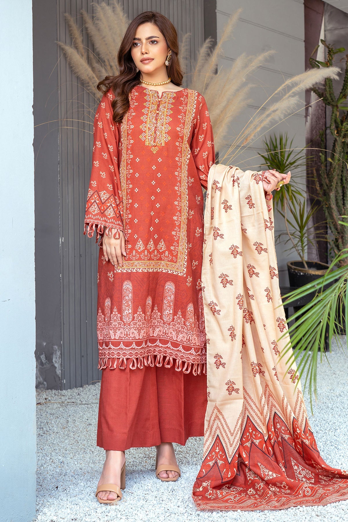 3498-PRINT-A DIGITAL PRINTED KHADDAR UNSTITCHED