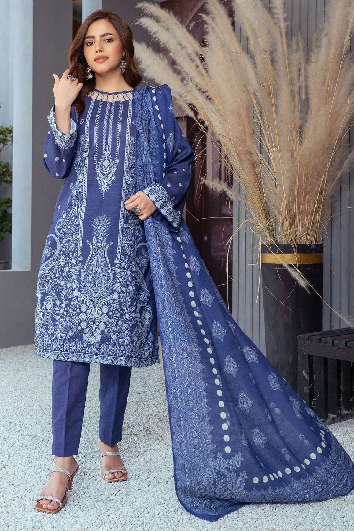 3499-PRINT-A DIGITAL PRINTED KHADDAR UNSTITCHED