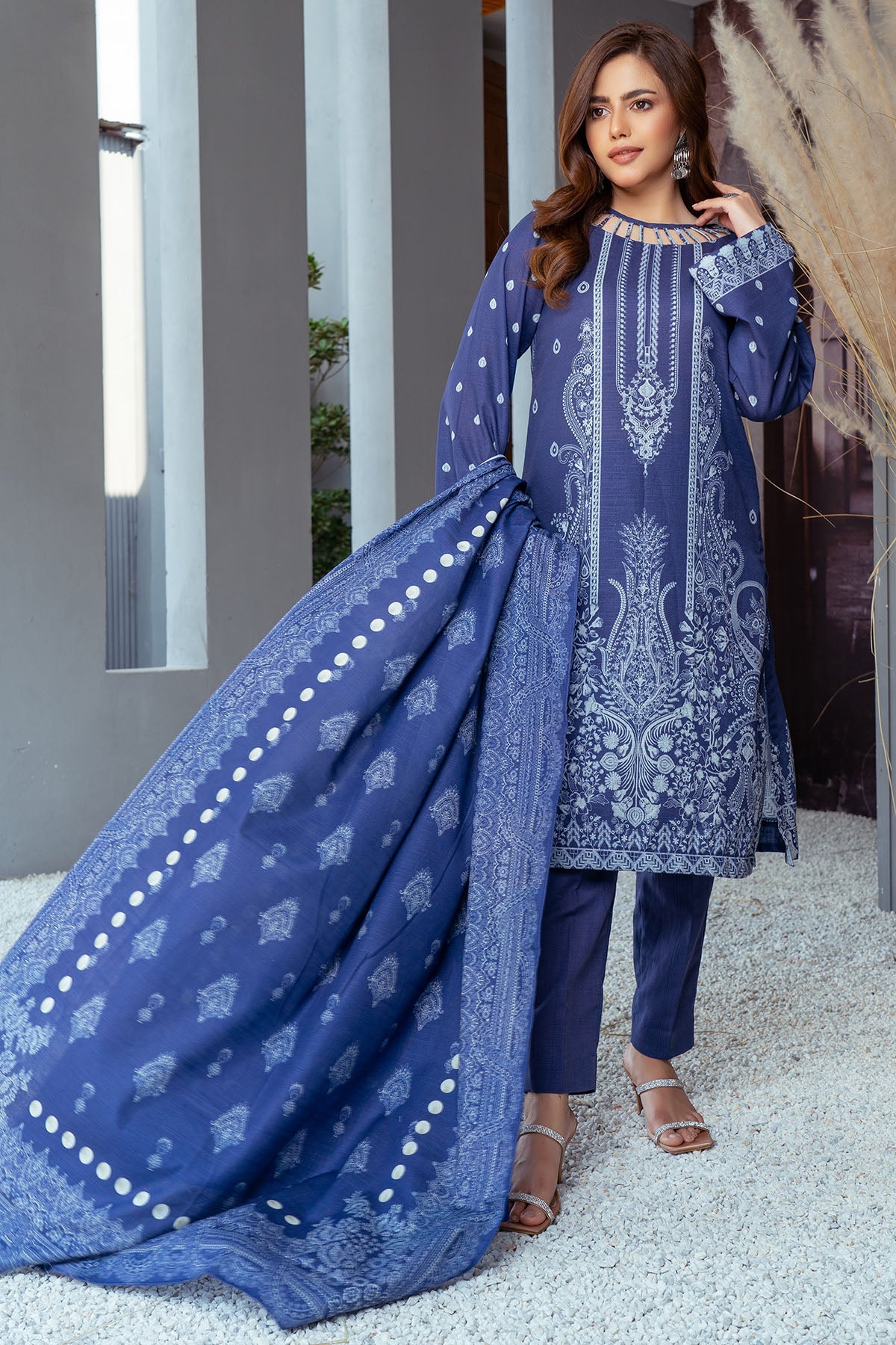 3499-PRINT-A DIGITAL PRINTED KHADDAR UNSTITCHED