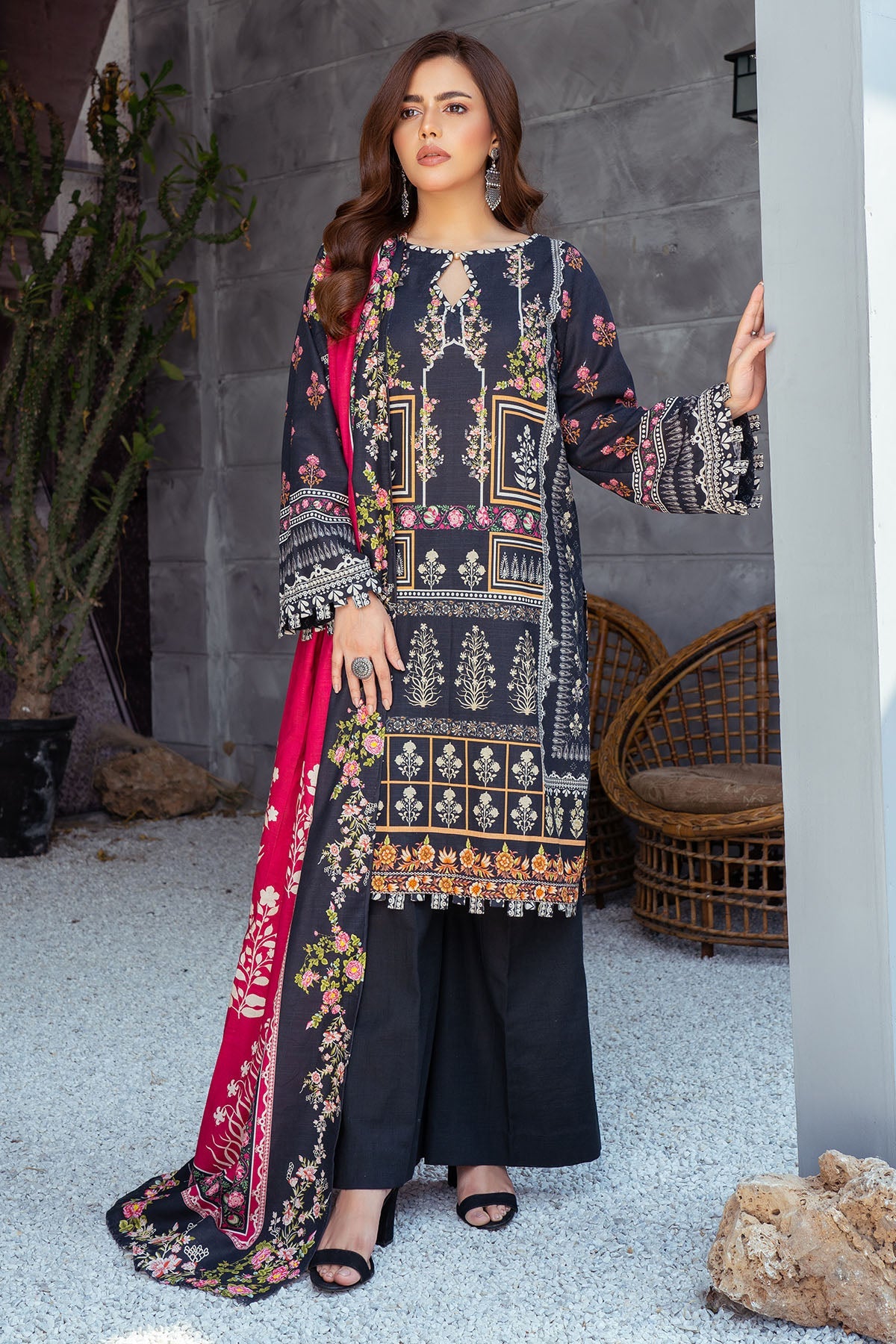3500-PRINT-A DIGITAL PRINTED KHADDAR UNSTITCHED