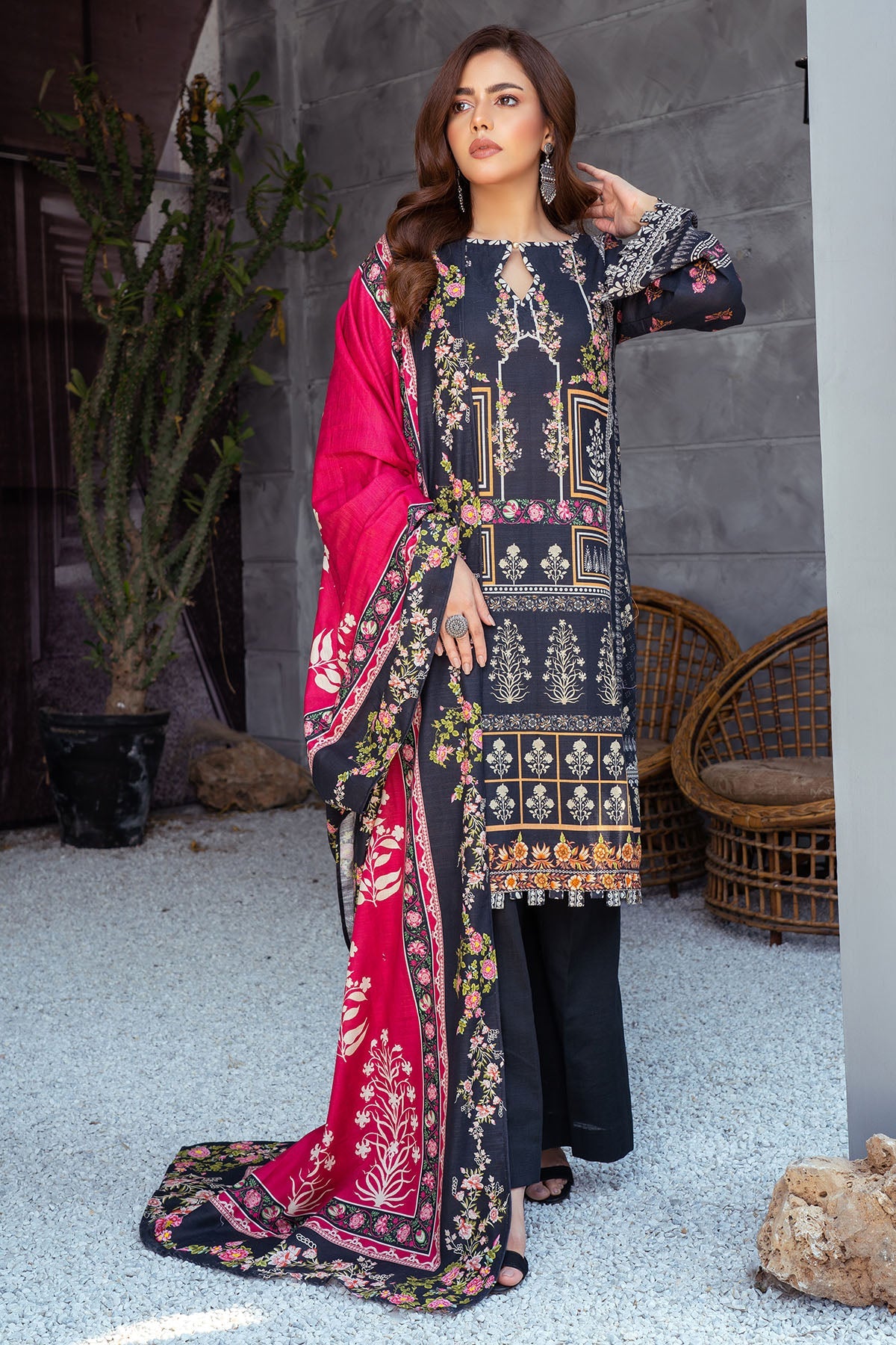3500-PRINT-A DIGITAL PRINTED KHADDAR UNSTITCHED