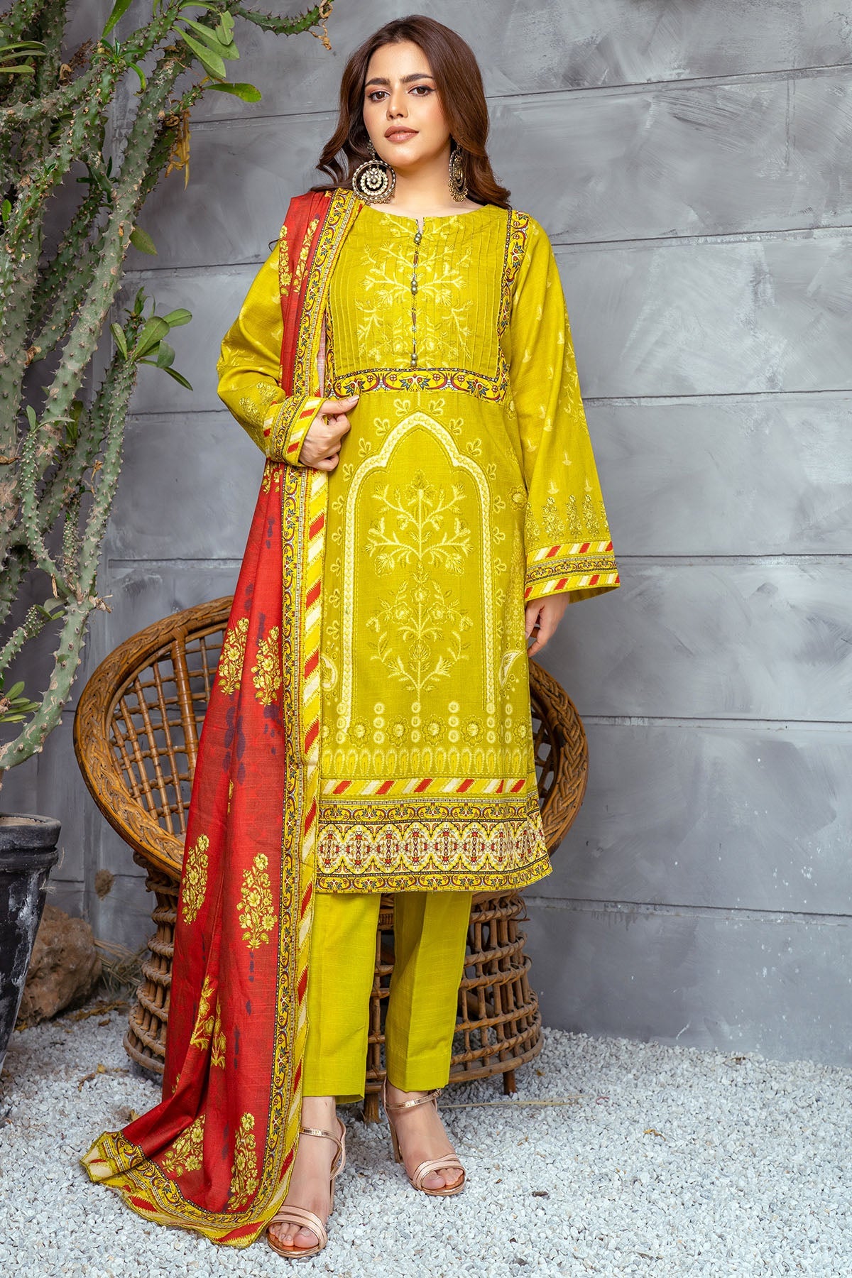 3504-PRINT-A DIGITAL PRINTED KHADDAR UNSTITCHED