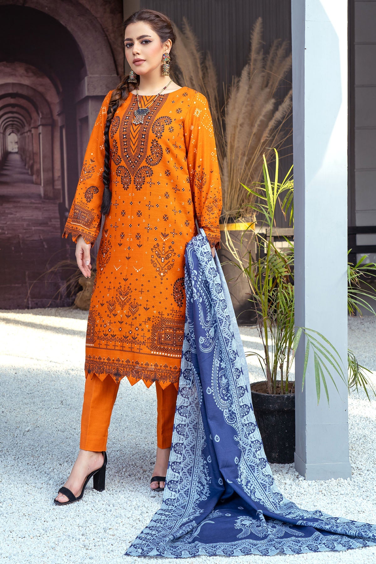 3505-PRINT-A DIGITAL PRINTED KHADDAR UNSTITCHED
