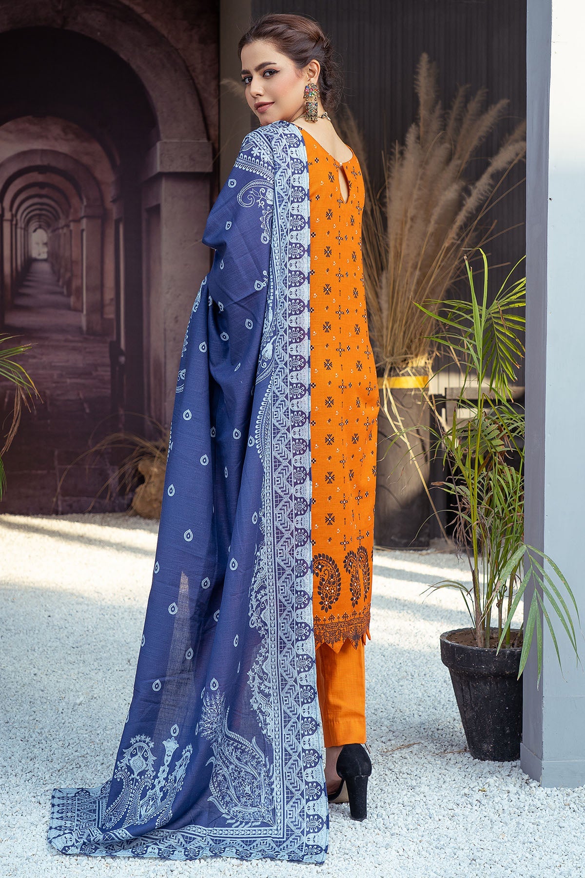 3505-PRINT-A DIGITAL PRINTED KHADDAR UNSTITCHED
