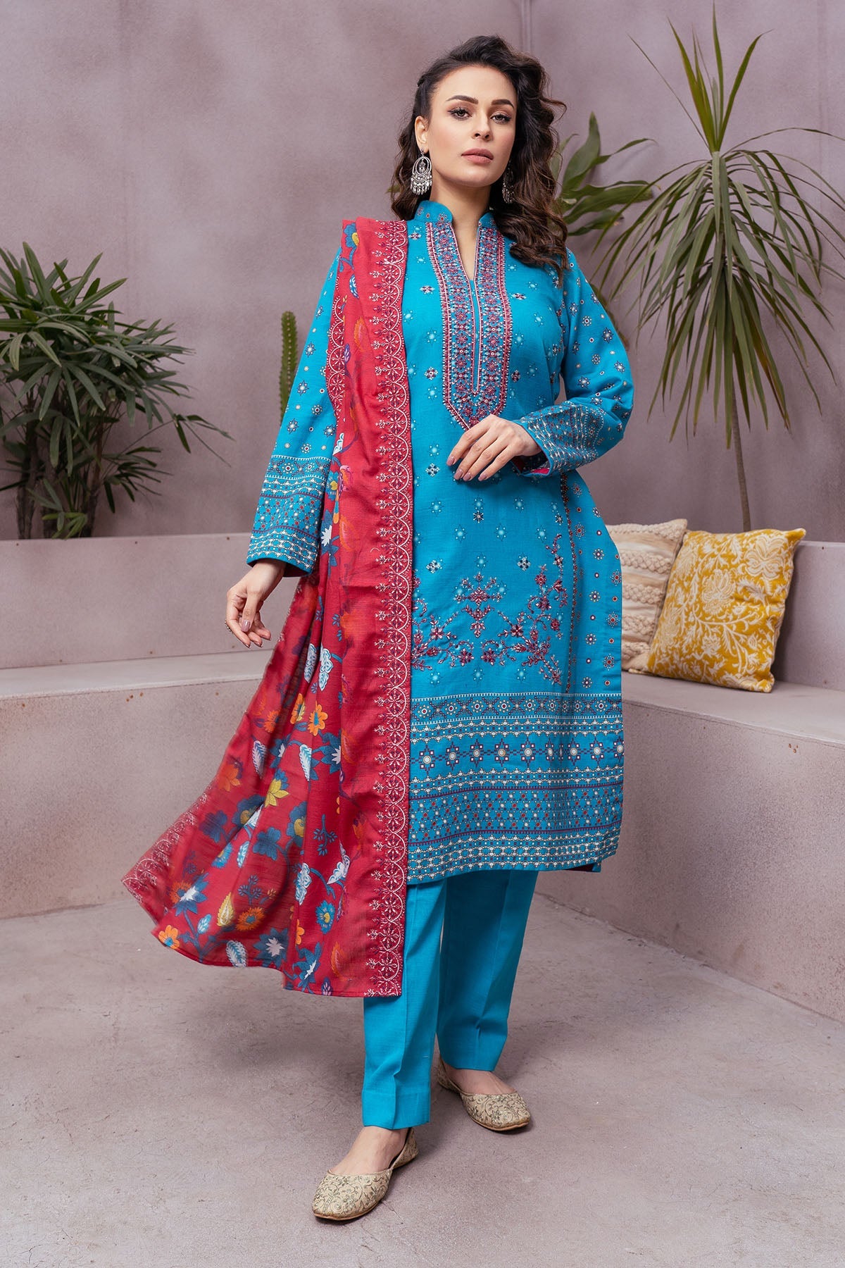 3507-ROCHEL DIGITAL PRINTED KHADDAR UNSTITCHED