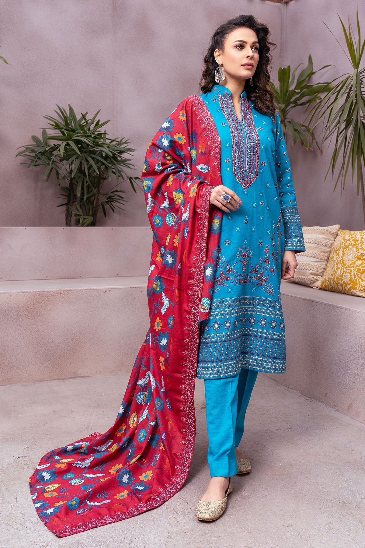 3507-ROCHEL DIGITAL PRINTED KHADDAR UNSTITCHED