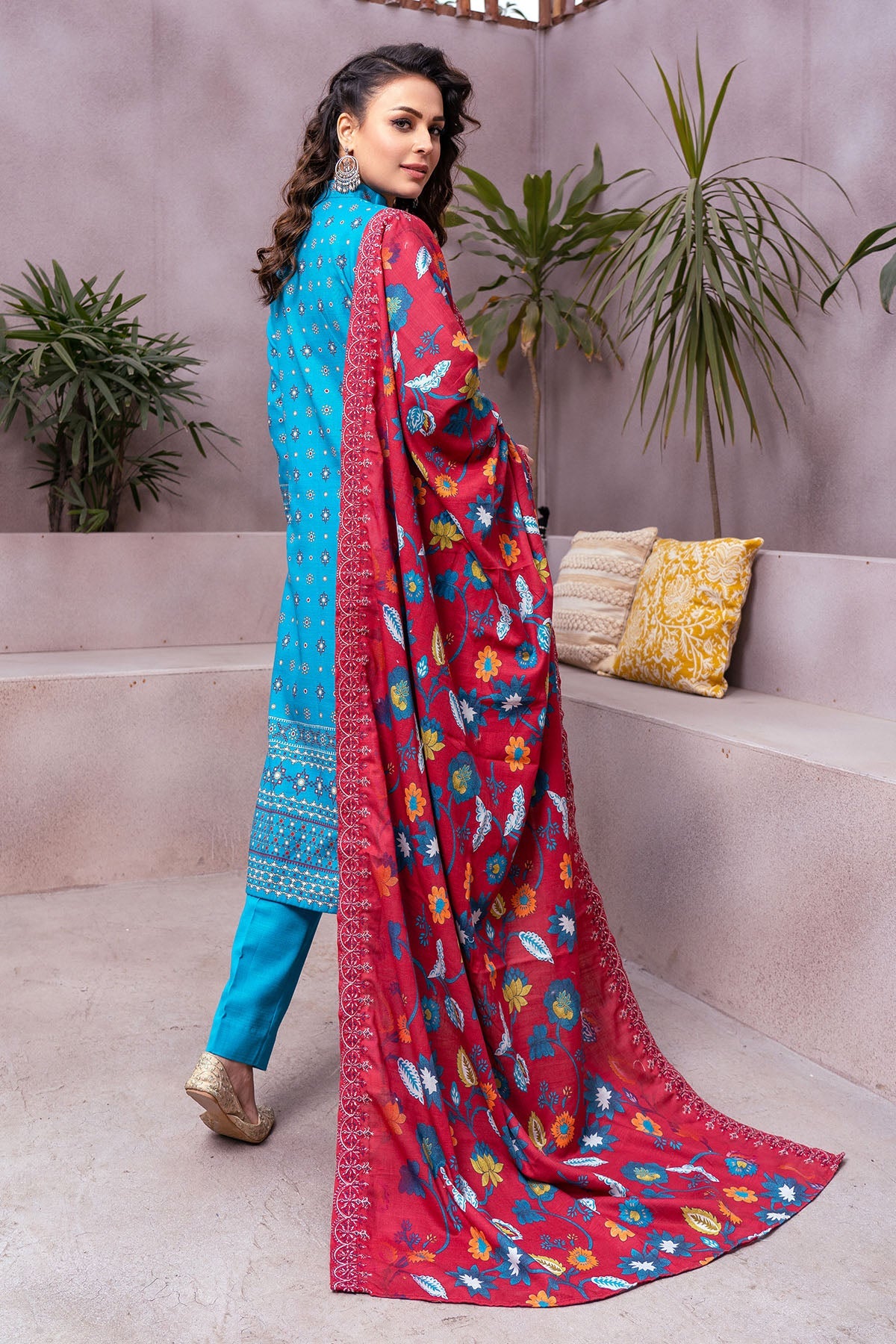 3507-ROCHEL DIGITAL PRINTED KHADDAR UNSTITCHED