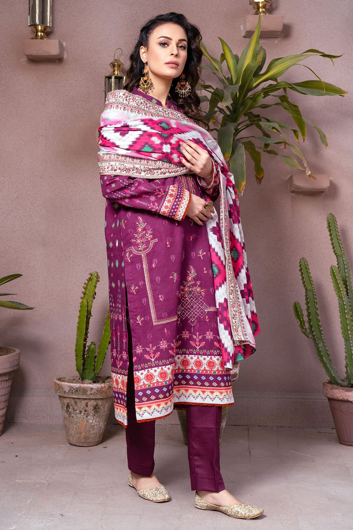 3508-JOEY DIGITAL PRINTED KHADDAR UNSTITCHED