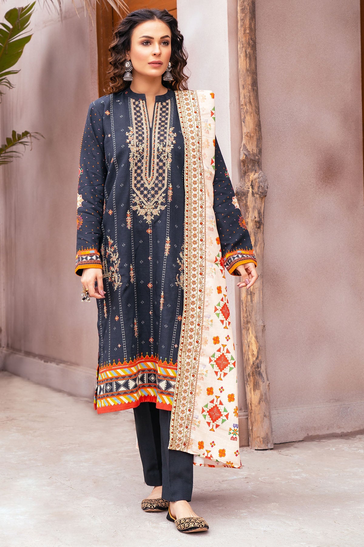 3509-ROSS DIGITAL PRINTED KHADDAR UNSTITCHED