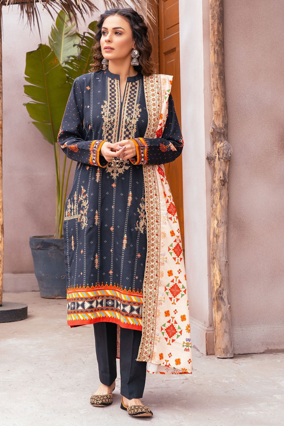 3509-ROSS DIGITAL PRINTED KHADDAR UNSTITCHED