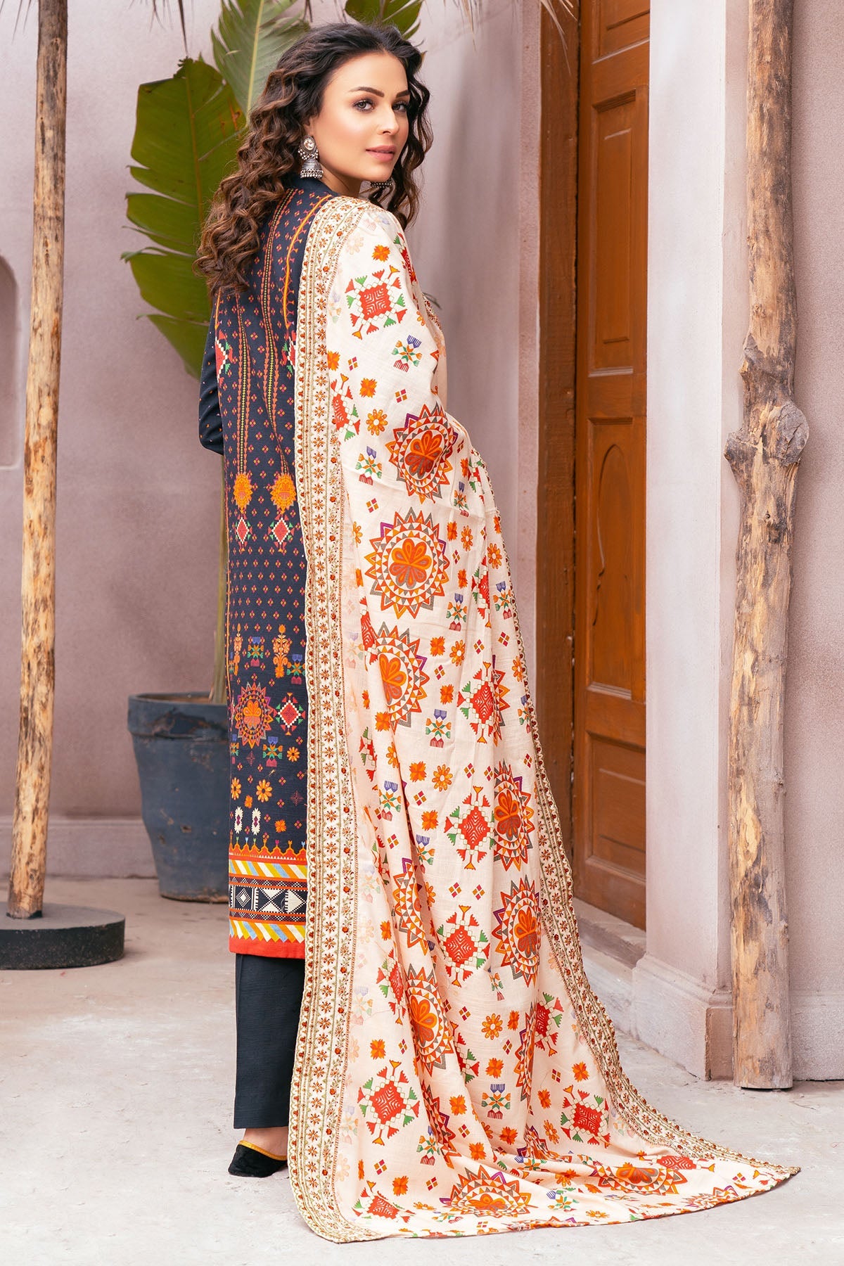 3509-ROSS DIGITAL PRINTED KHADDAR UNSTITCHED