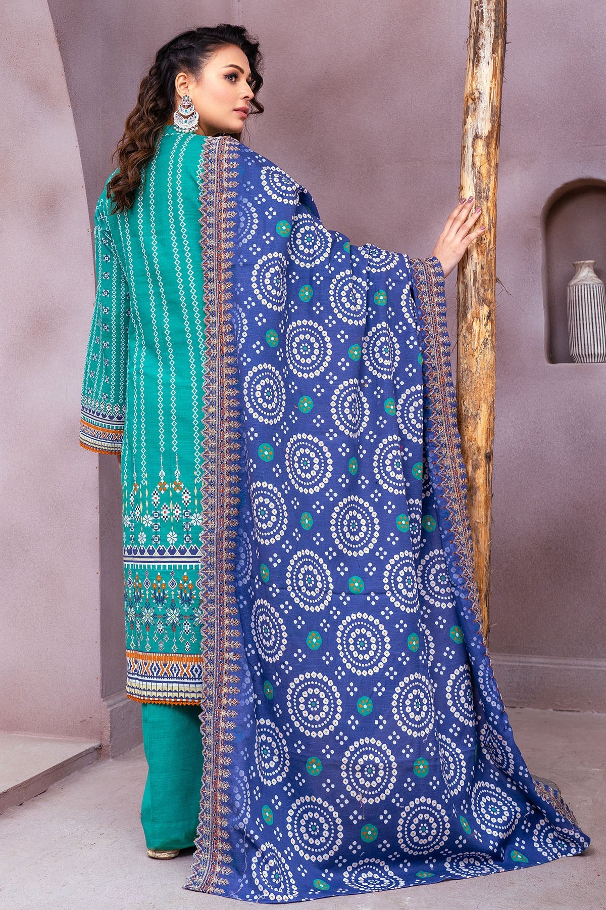 3512-CHANDLER DIGITAL PRINTED KHADDAR UNSTITCHED