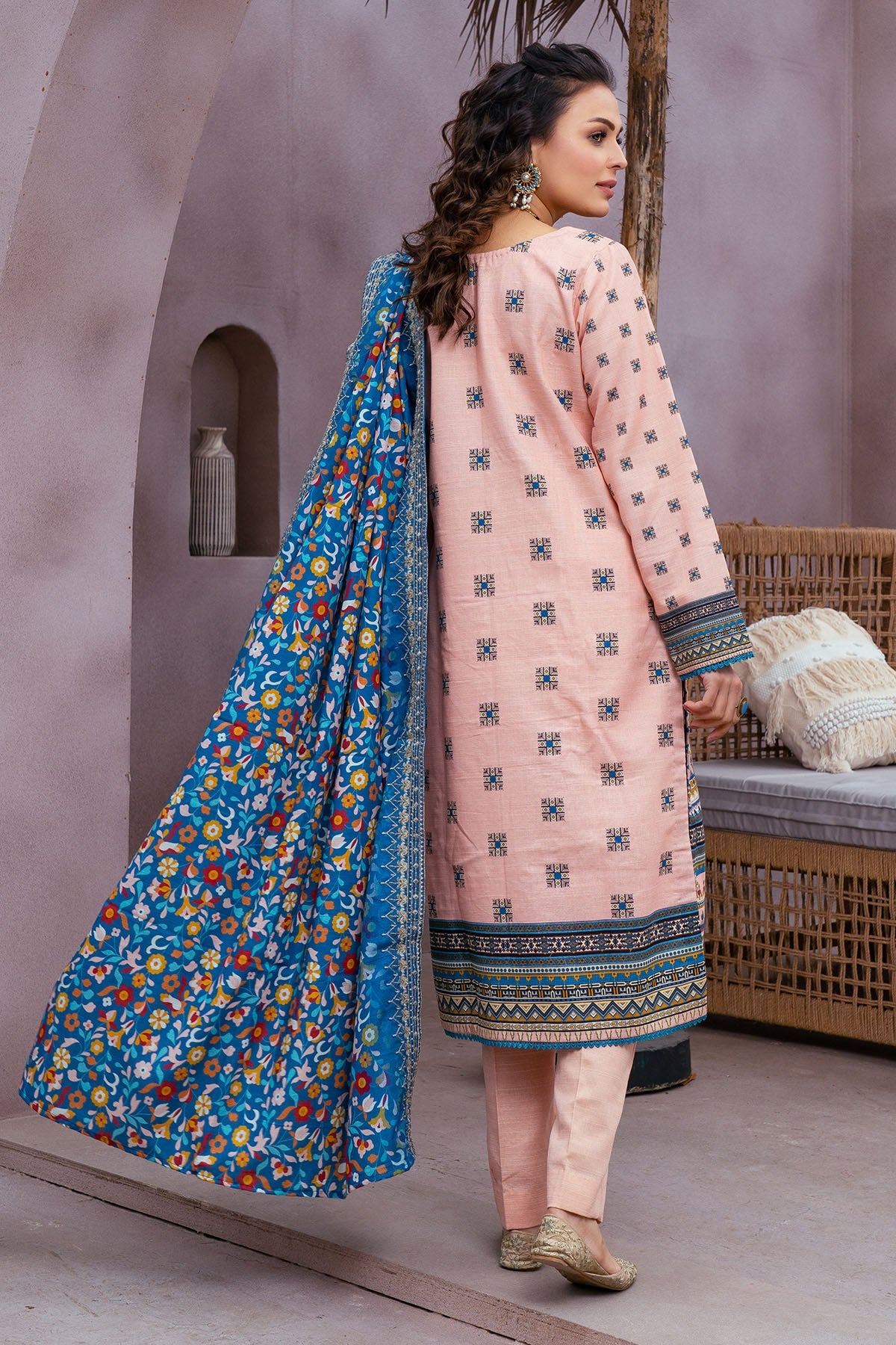 3515-HOWARD DIGITAL PRINTED KHADDAR UNSTITCHED
