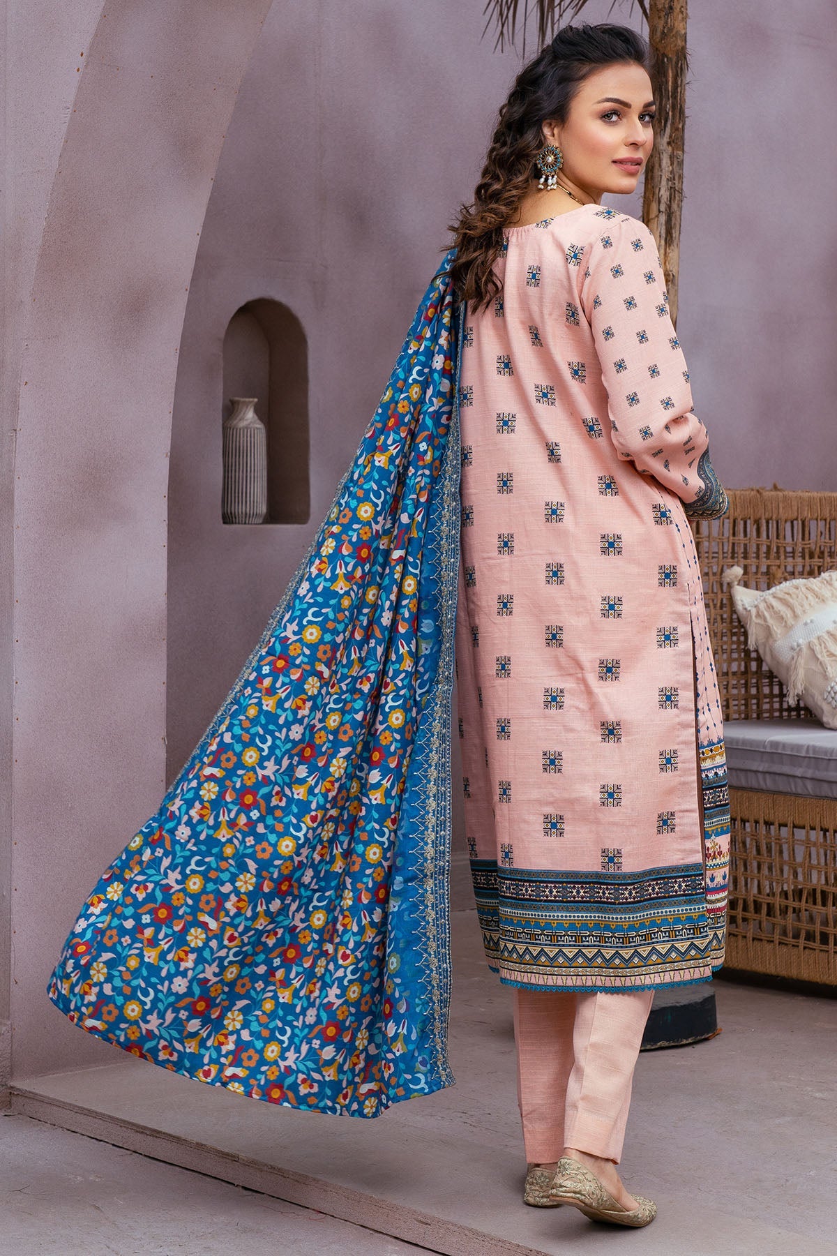 3515-HOWARD DIGITAL PRINTED KHADDAR UNSTITCHED
