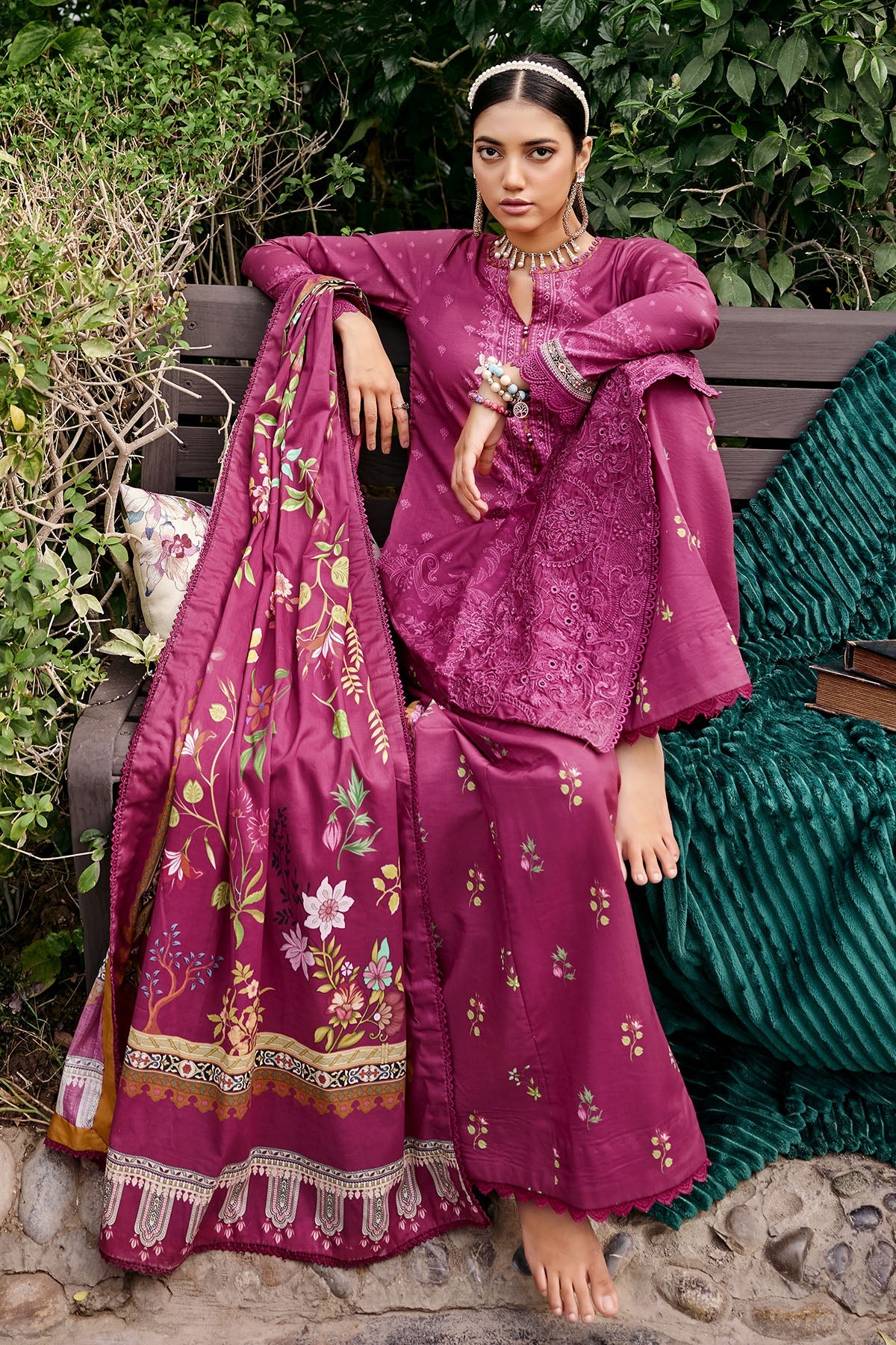 3531-AZURE DIGITAL PRINTED LAWN UNSTITCHED
