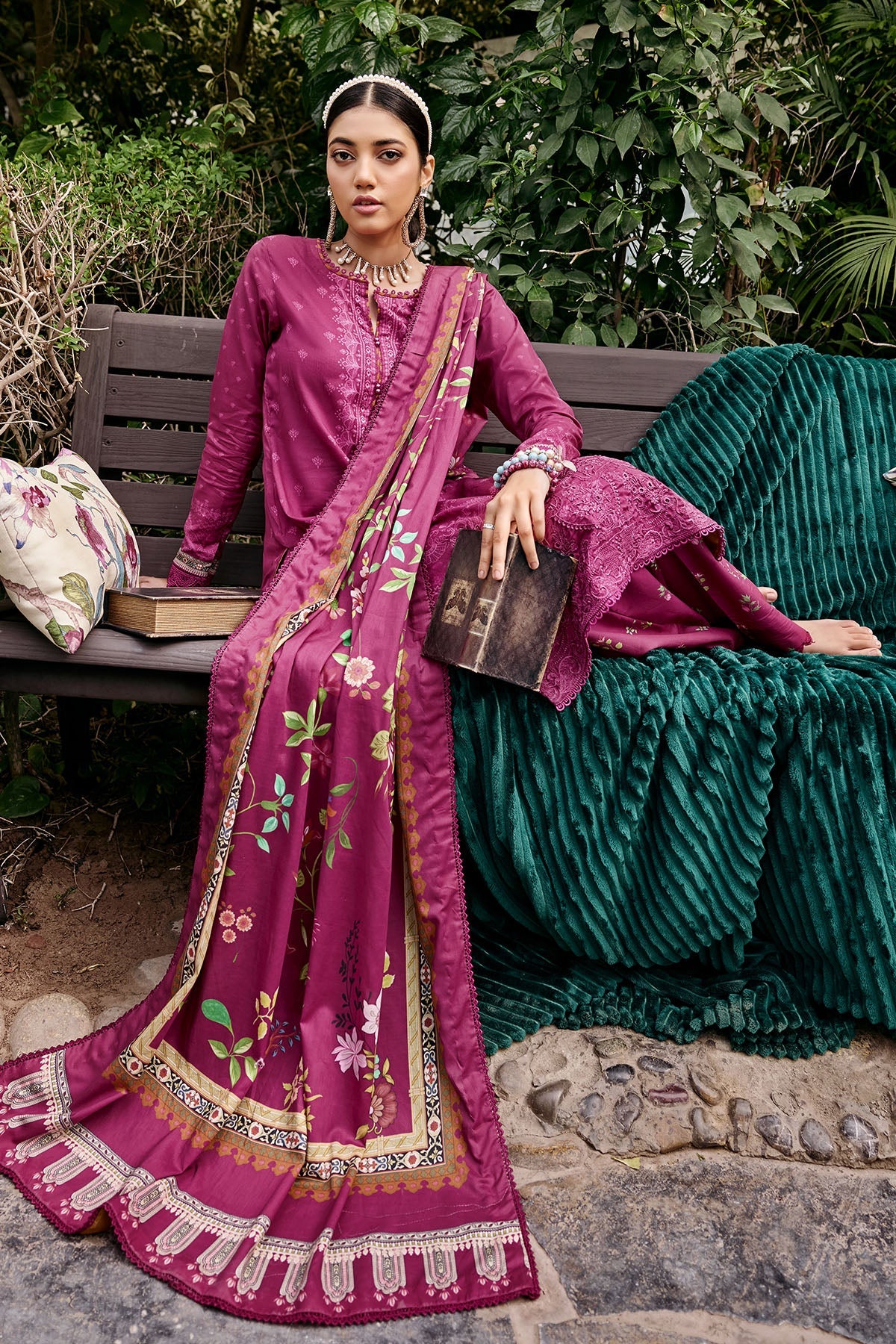 3531-AZURE DIGITAL PRINTED LAWN UNSTITCHED