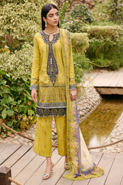 3532-CERULEAN DIGITAL PRINTED LAWN UNSTITCHED