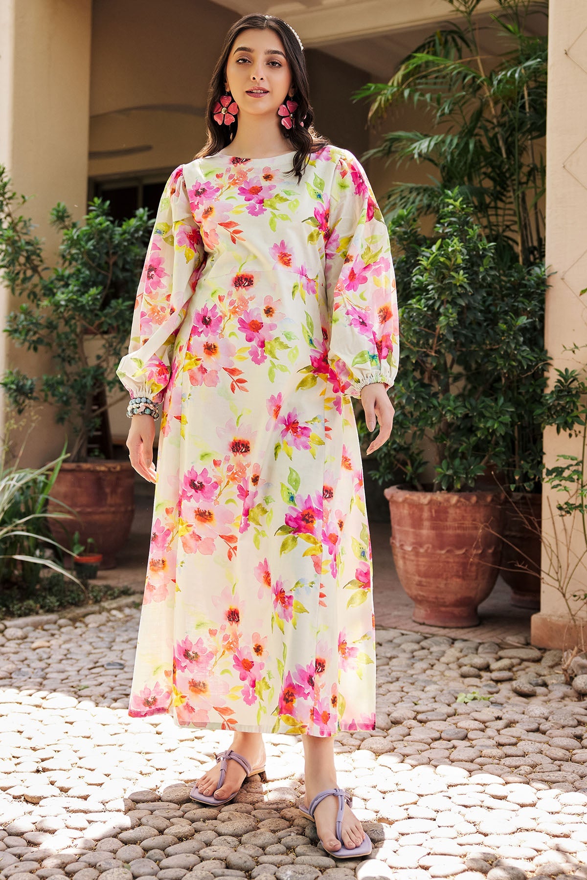 3558-PRINT-A DIGITAL PRINTED LAWN STITCHED