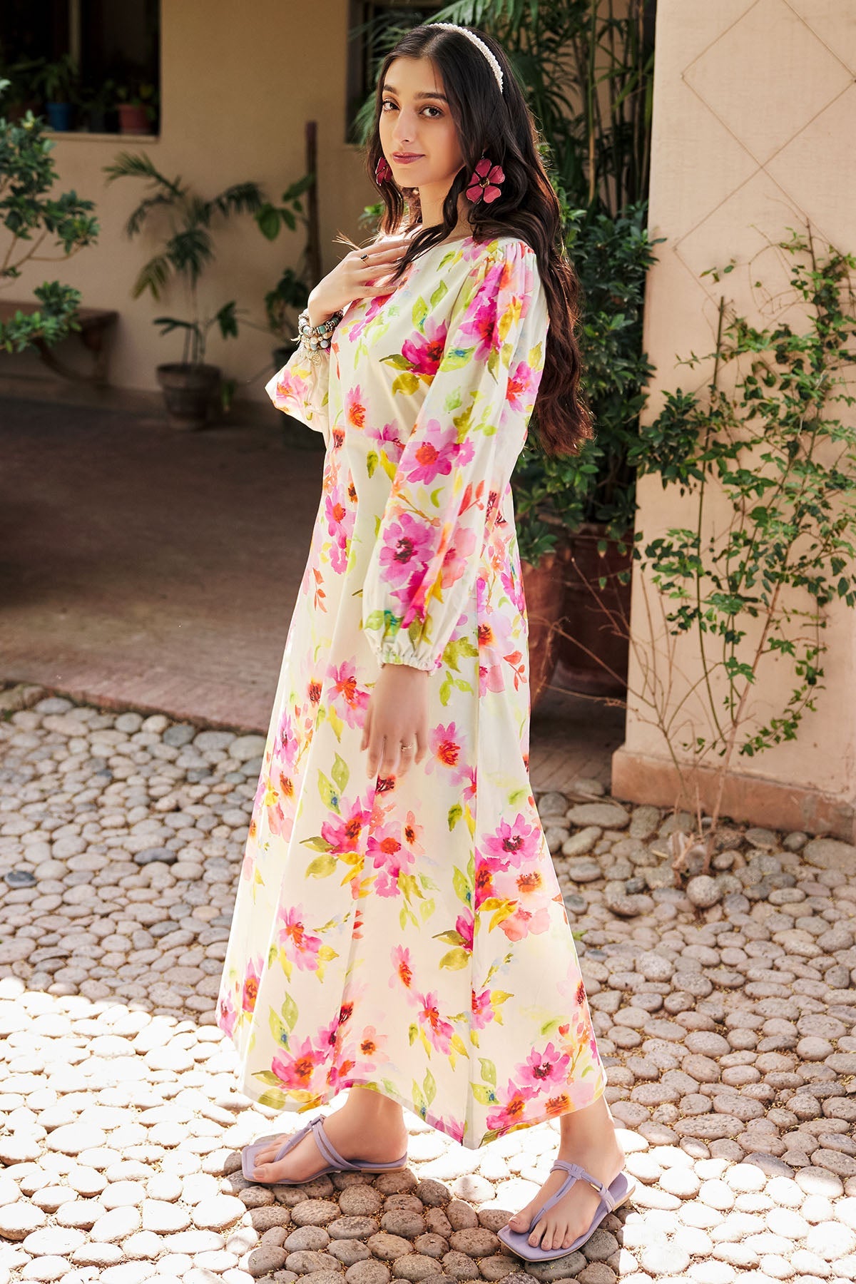 3558-PRINT-A DIGITAL PRINTED LAWN STITCHED