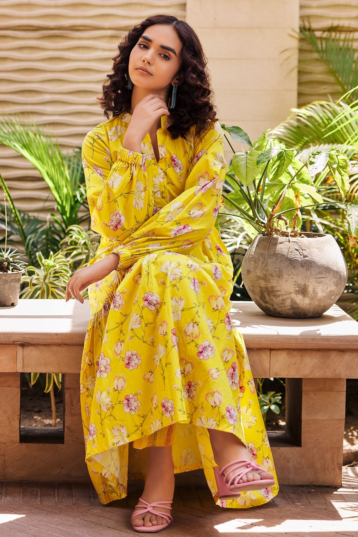 3564-PRINT-A DIGITAL PRINTED LAWN STITCHED