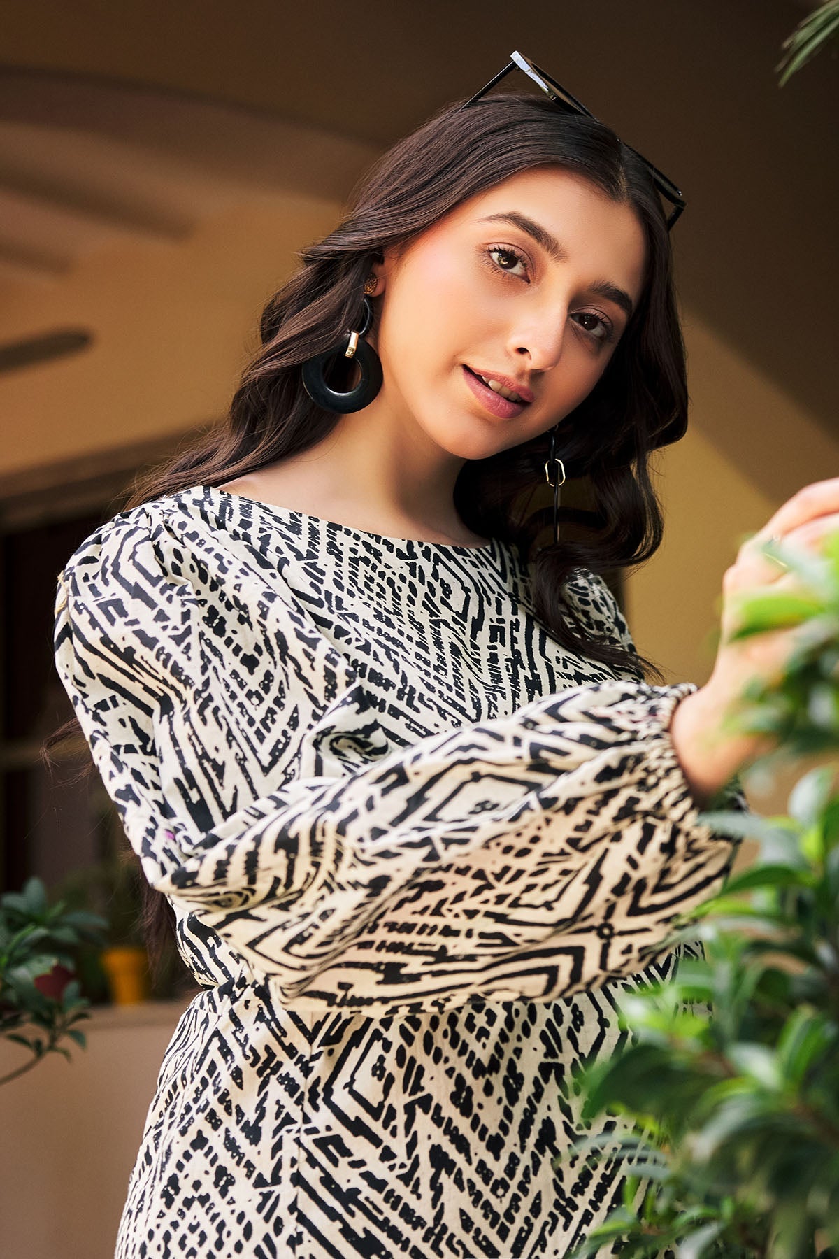 3565-PRINT-A DIGITAL PRINTED LAWN STITCHED