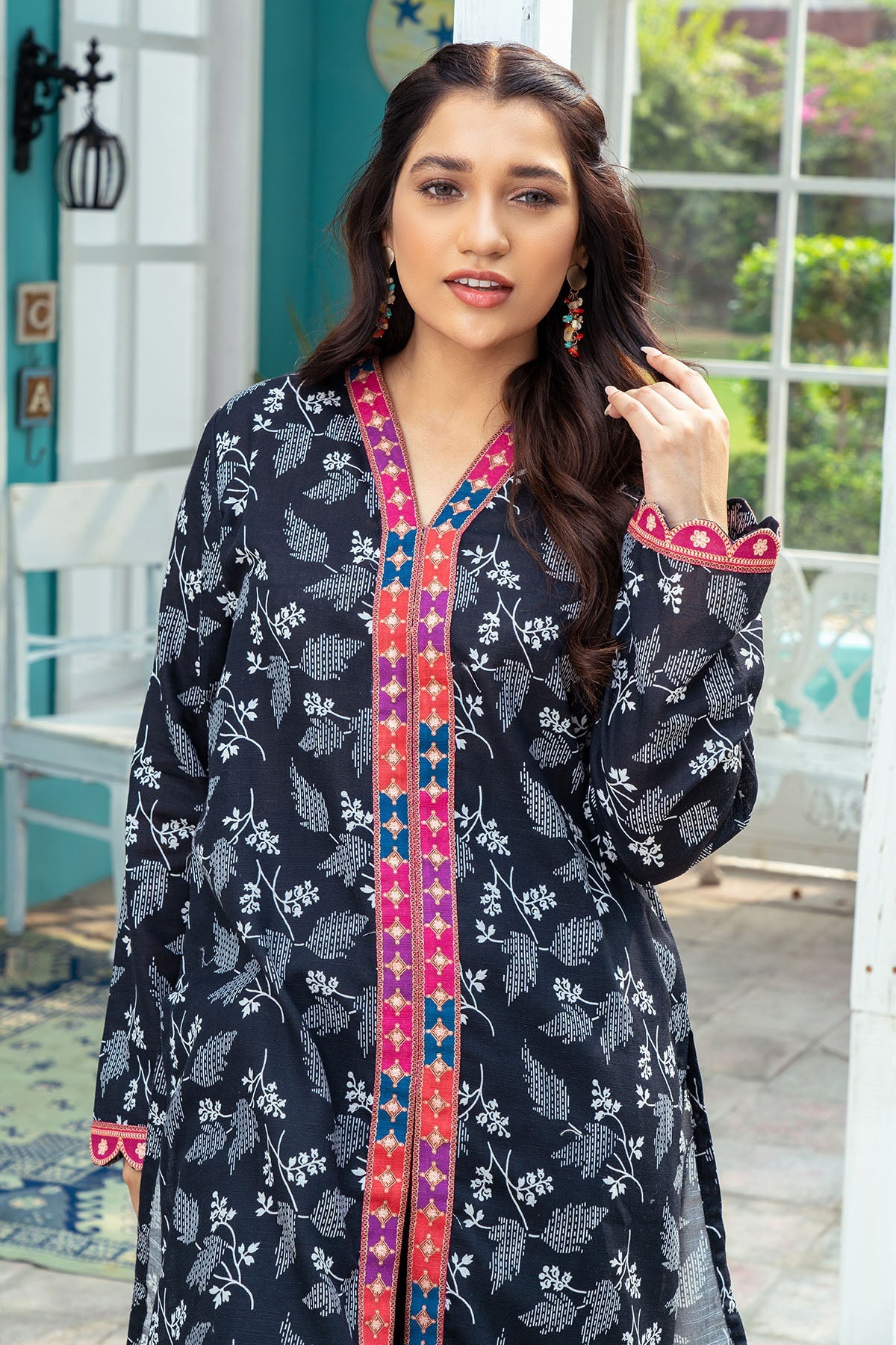 3582-FLAX DIGITAL PRINTED KHADDAR UNSTITCHED