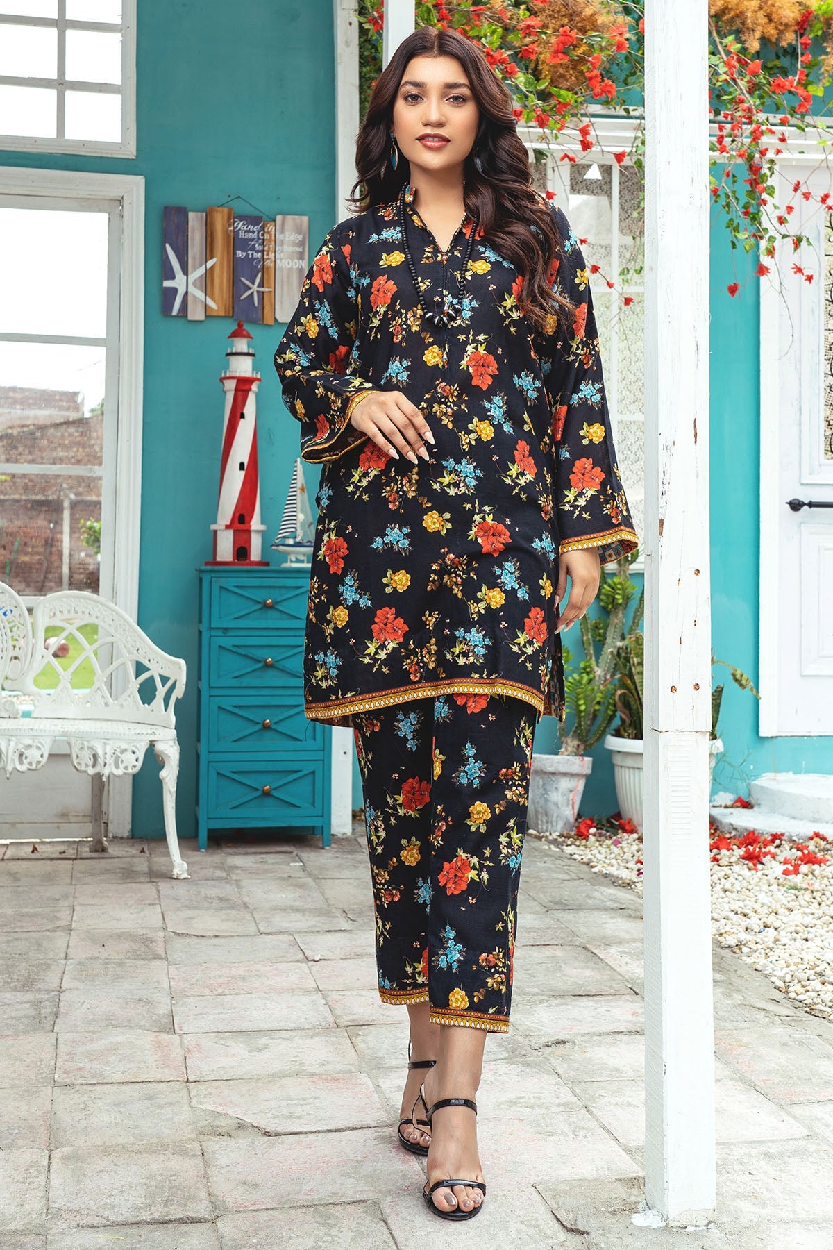 3585-CYPRESS DIGITAL PRINTED KHADDAR STITCHED